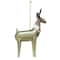 Hello Honey® 5.25" Glass Deer Ornament with Jewels & Glitter